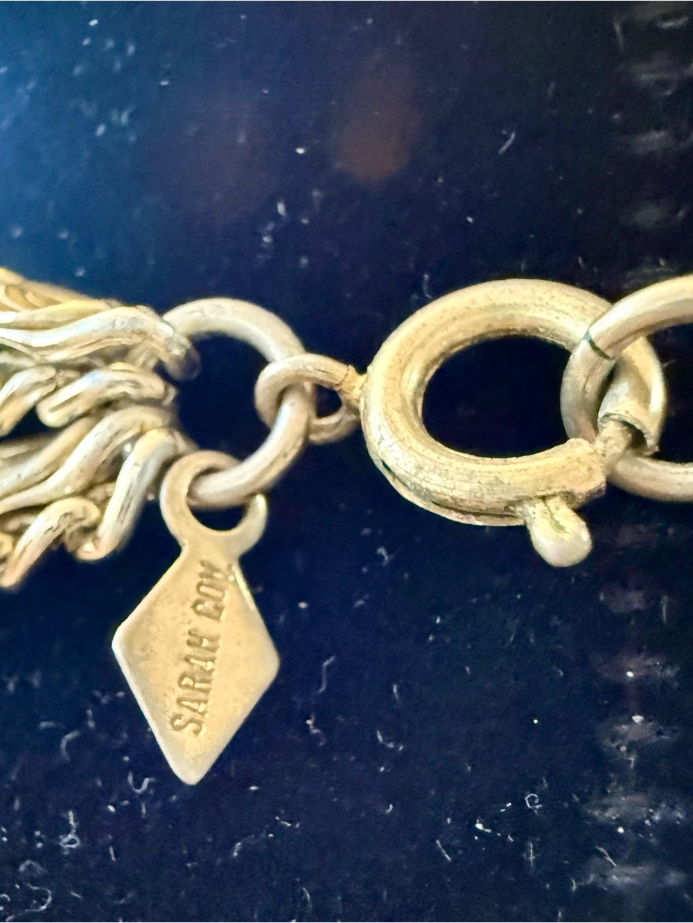 Vintage Sarah Coventry 4 Strand Gold Tone Necklace w/Extender or Bracelet - Picture 2 of 3